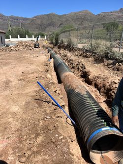 Fill Dirt Excavation, Landscape Rock , Culvert & Pool