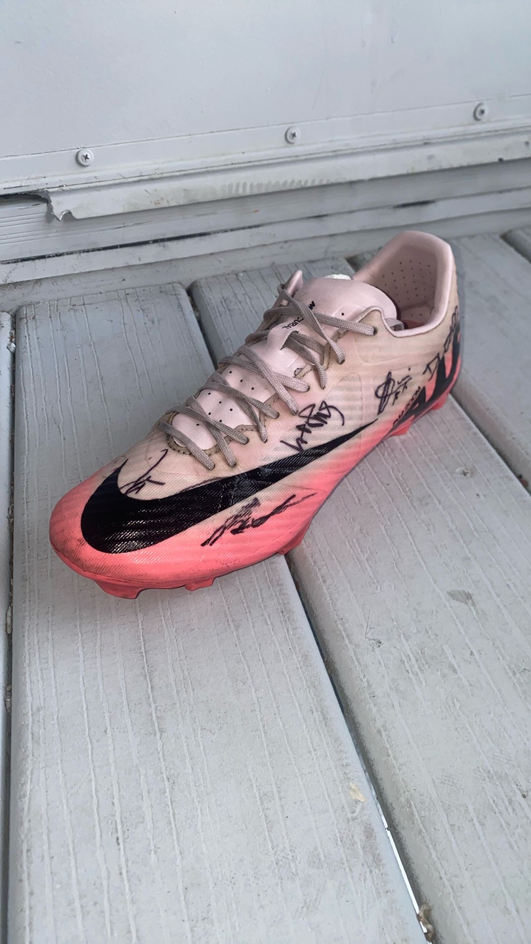 Signed Cleat By Seven Sacramento Republic Players