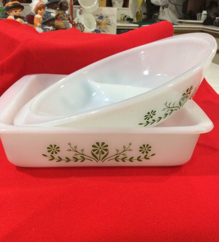 Vintage Glasbake/Pyrex casseroles excellent condition