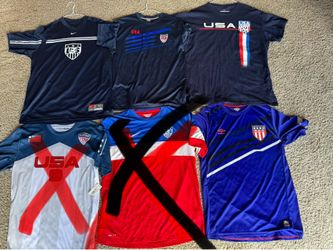 Men’s Large USMNT Jerseys/shirts (prices vary)