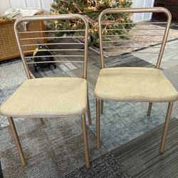 Hamilton MCM Vintage Folding Chairs (Two)