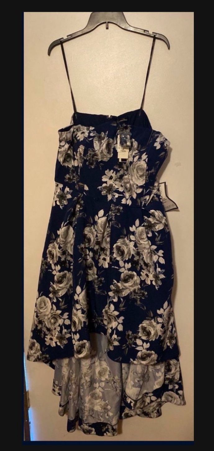 NEW Social Prom Floral High Low Dress (size 20): $35 