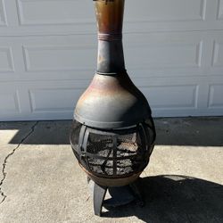 Wood Burning Fire Put 