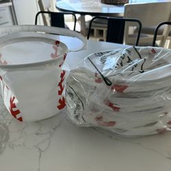 Brand  New Baseball Canvas Buckets $20