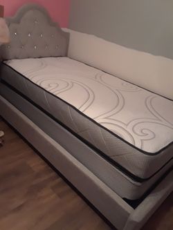 Plush twin size set $149.99 mattress and box spring only