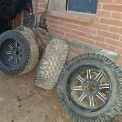 20-10 Dcenti Rims Used Up Tires But All Hold 