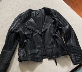 Topshop Black Faux Leather Jacket