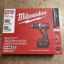 New, Never Used Milwaukee Drill