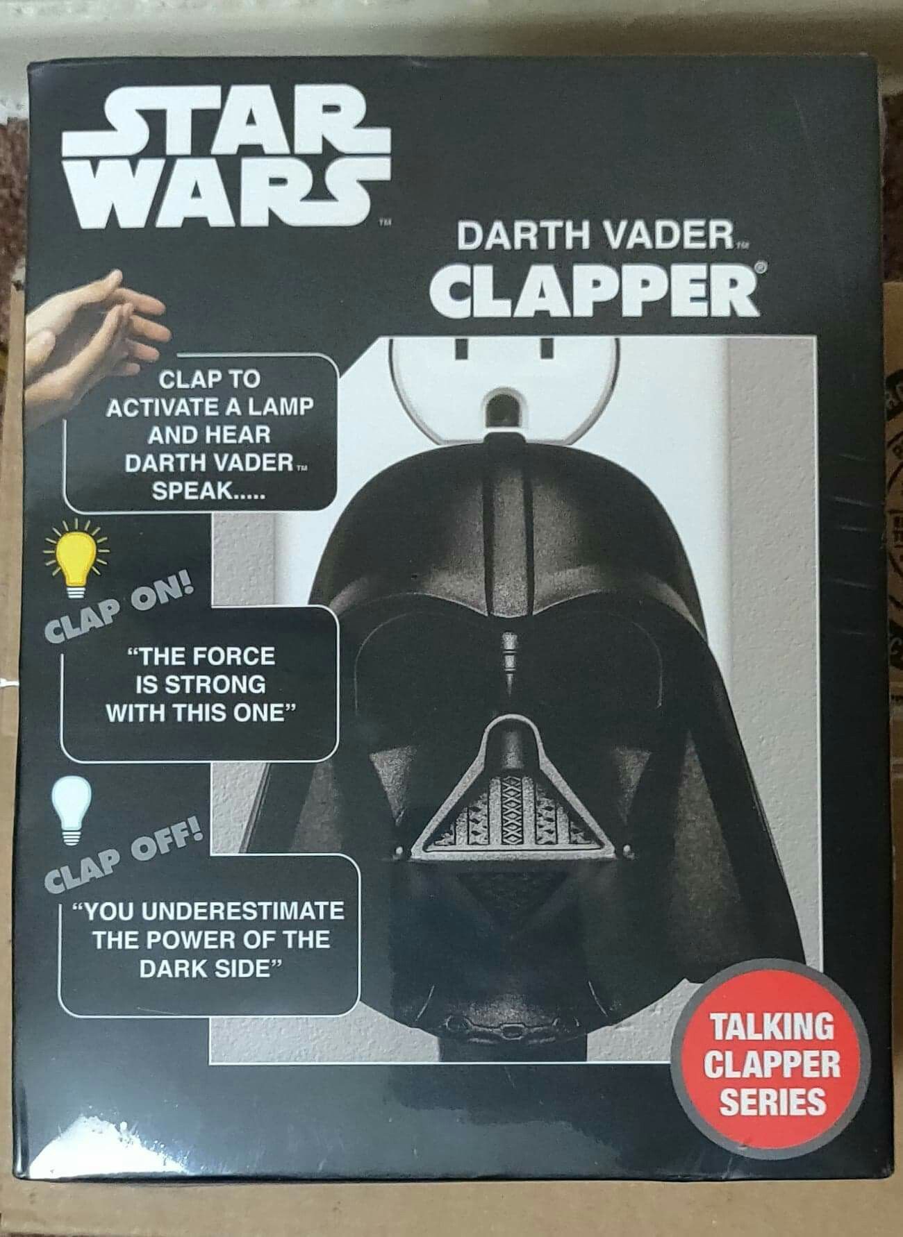 Star Wars DARTH VADER CLAPPER: Talking Clapper Series! (1 Outlet)
