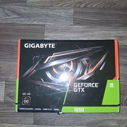 Gigabyte GeForce Nvidia GTX 1650 D6 OC 4G Graphics Card