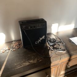 Guitar With Small Amp