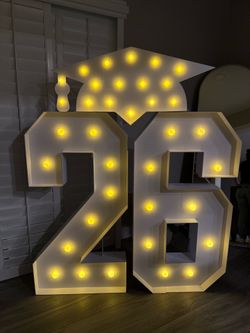 26 graduation sign