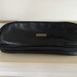 Calvin Klein Mens Dopp Kit Toiletry Bag Travel Cosmetic Case Black One Size