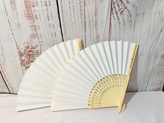 Personalized Engraved Hand Fans