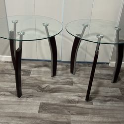 Glass top coffee tables