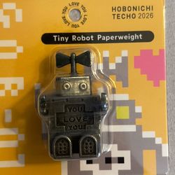 NEW Hobonichi Techo 2026 Tiny Robot Paperweight 