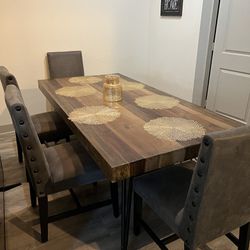  Dining table With Chairs/Bench 