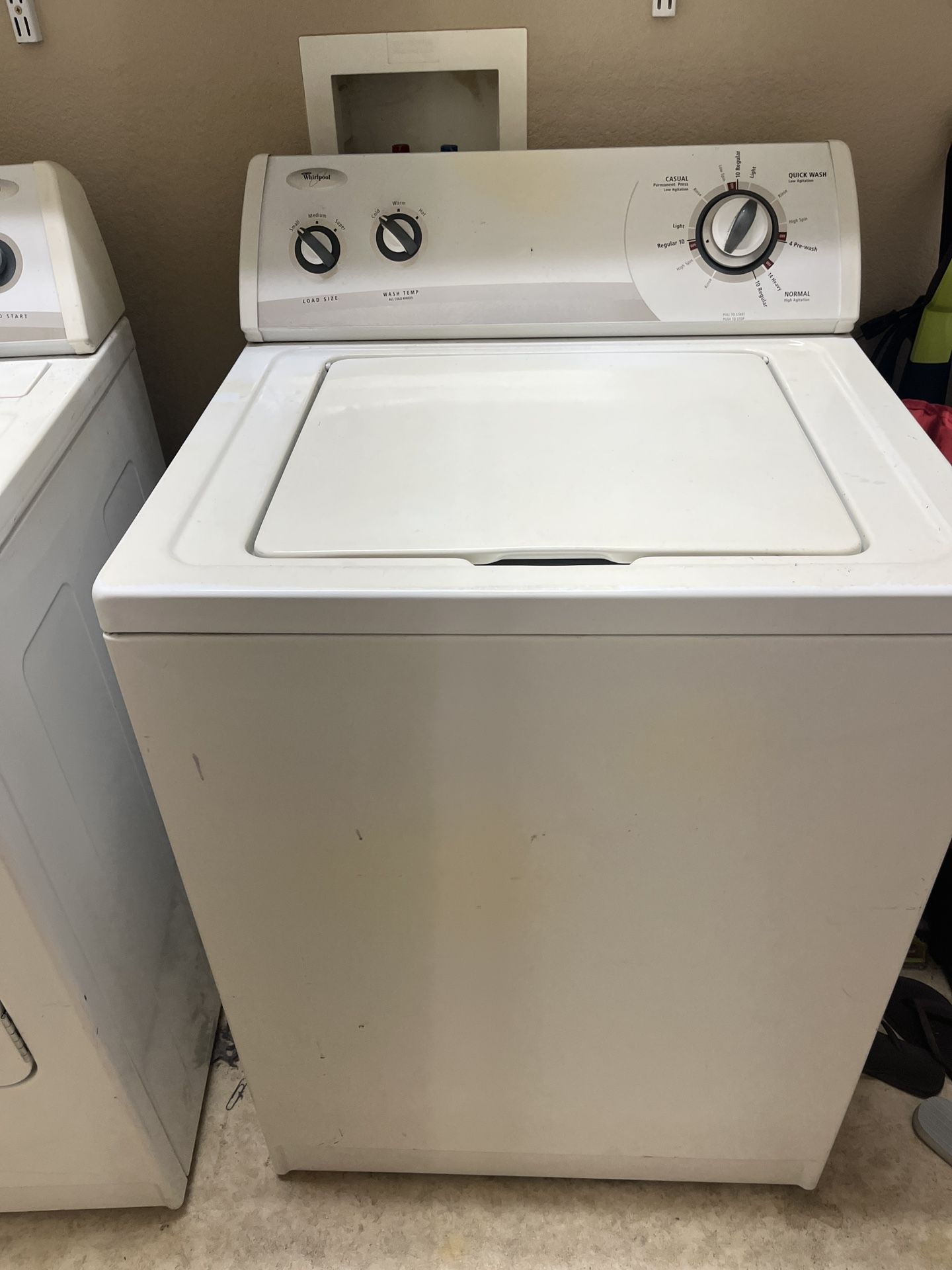 Whirlpool washer and electric dryer for sale!