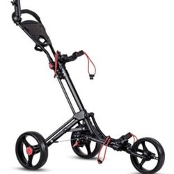 3 Wheels Golf Push Pull Cart 