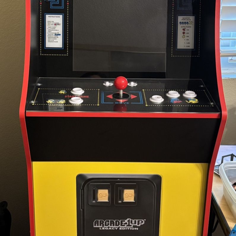 Pac Man Riser Only Arcade1Up PAC-Man 12 In 1 Legacy Edition With Riser for Sale in Rancho ...