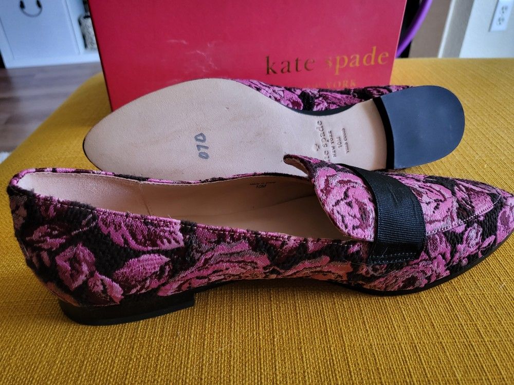 Kate Spade Corina Floral Brocade Loafers