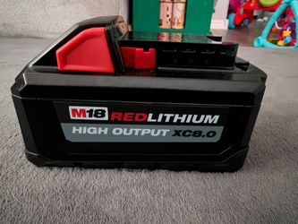 Milwaukee Battery high output XC 8.0