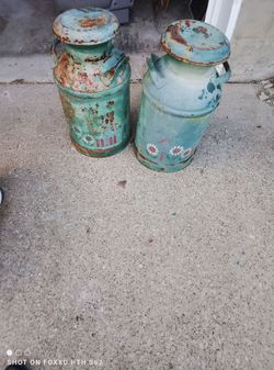 Antique Milk cans