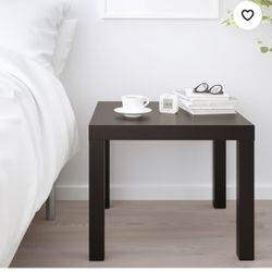 Side table, black