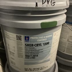 Green Sherwin Caryl DTM Paint 