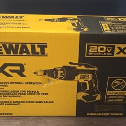 Dewalt XR 20v Dcs630b Drywall Screwgun, NEW! 