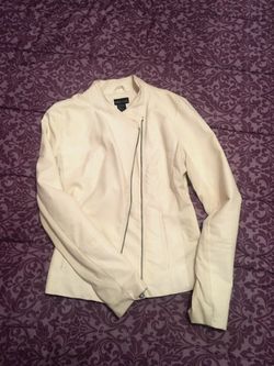 Wet Seal, faux leather front jacket