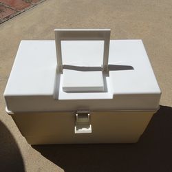 Vintage Sewing Storage Box