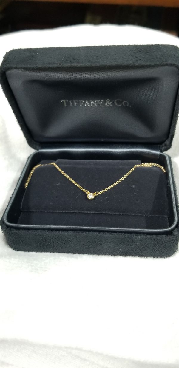 Tiffany & Co gold necklace with a diamond penant for Sale in Woodland Hills, CA - OfferUp