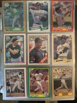 Vintage baseball cards (lot) Barry bonds, ken Griffey etc.