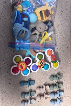 Baby utensils/teeth toys/spinners