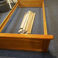 Twin Bed Frame — Easy Load Out Or Will Deliver For Small Fee