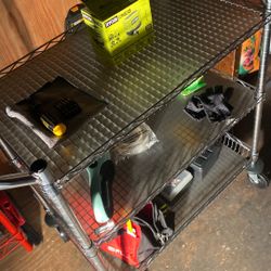 3 Tier Heavy Duty Metal Cart