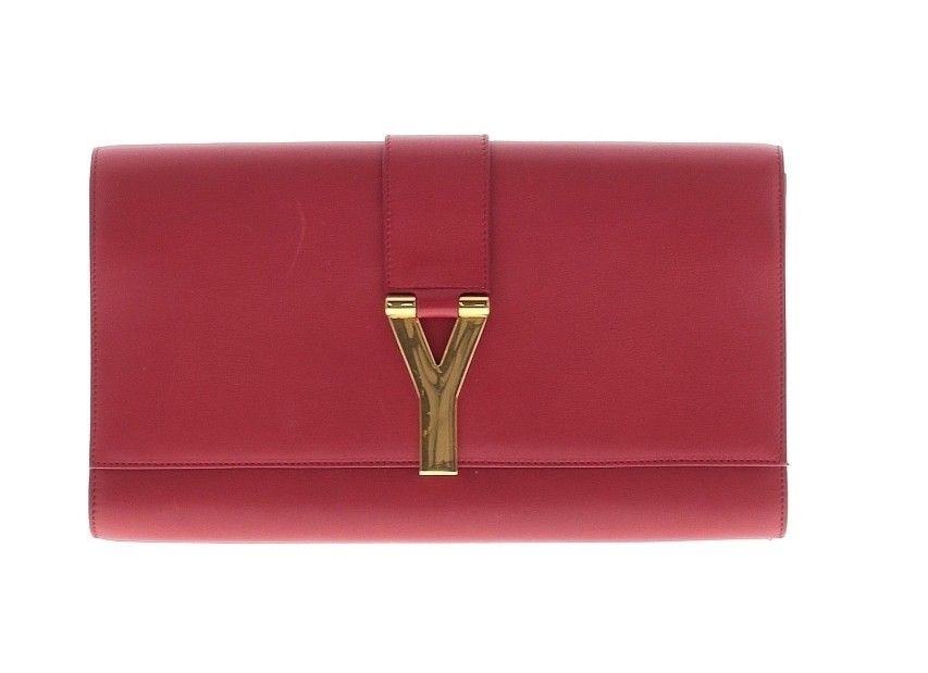Saint Laurent Leather y ligne clutch DRESS