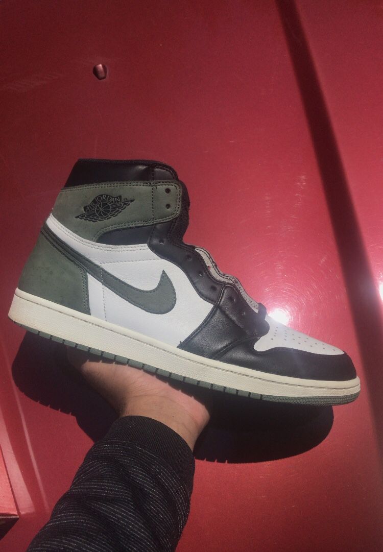 Jordan 1 High Clay Green Size 13