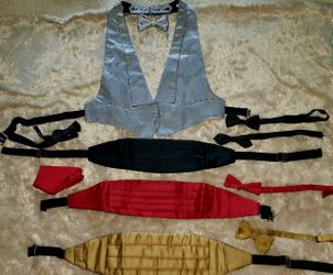 Men's Formal Tuxedo/Vest, Ties & Cumberbands
