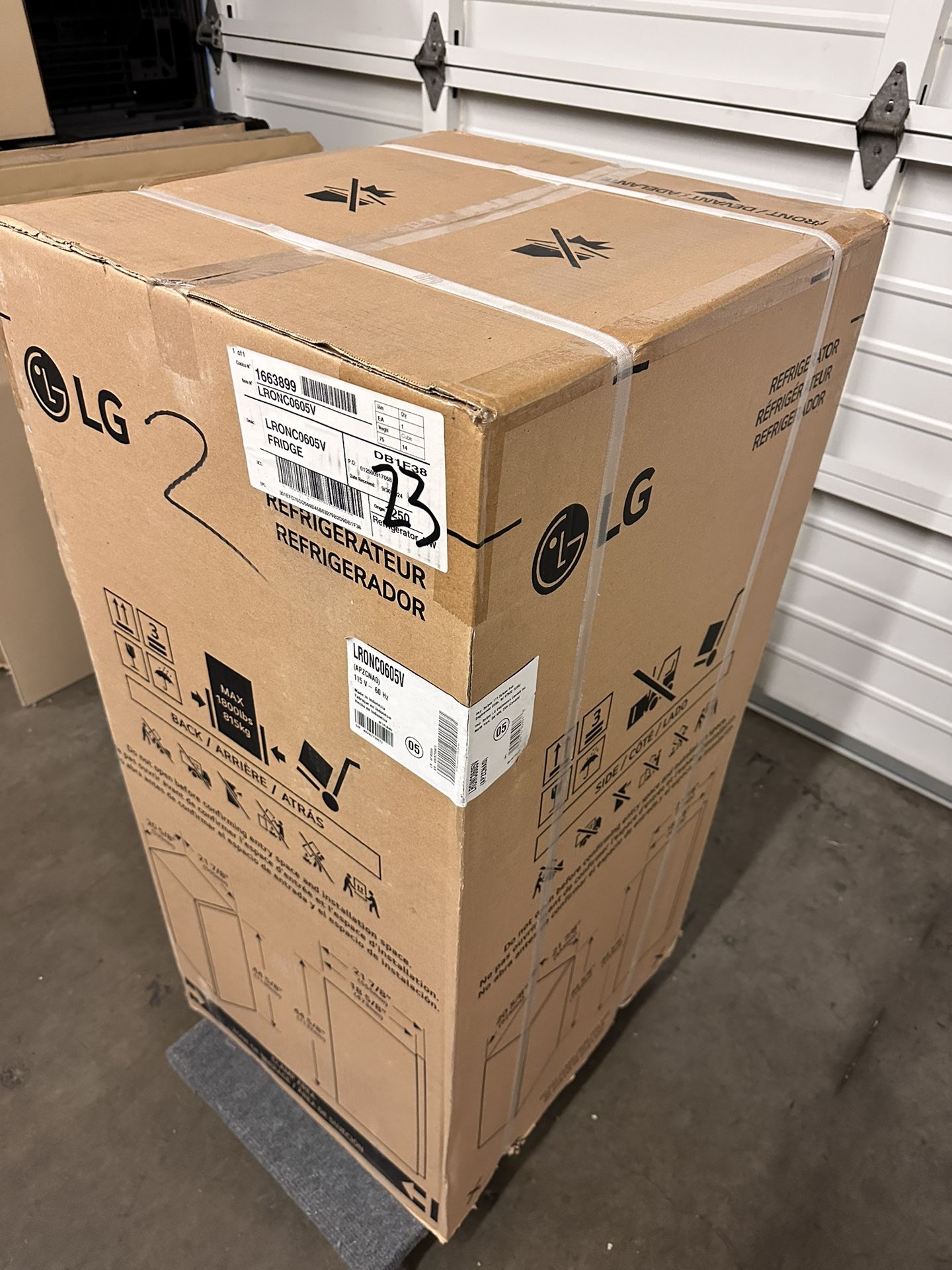 LG Compact Refrigerator Brand New