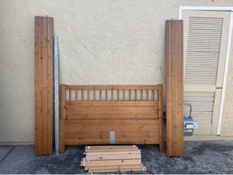 IKEA Queen wood bed frame