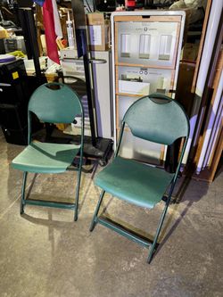 Green Folding Chairs
