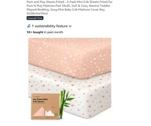 Bassinet mini crib sheets