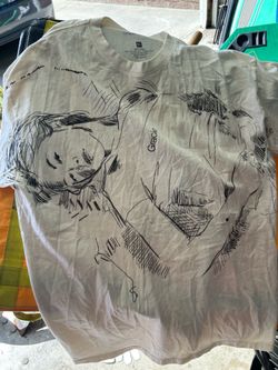 Gracie Abrams Sketch t shirt size XL oversized as is condition