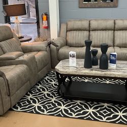 Reclining Sofa And Loveseat