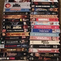 54 VHS Lot Bundle 