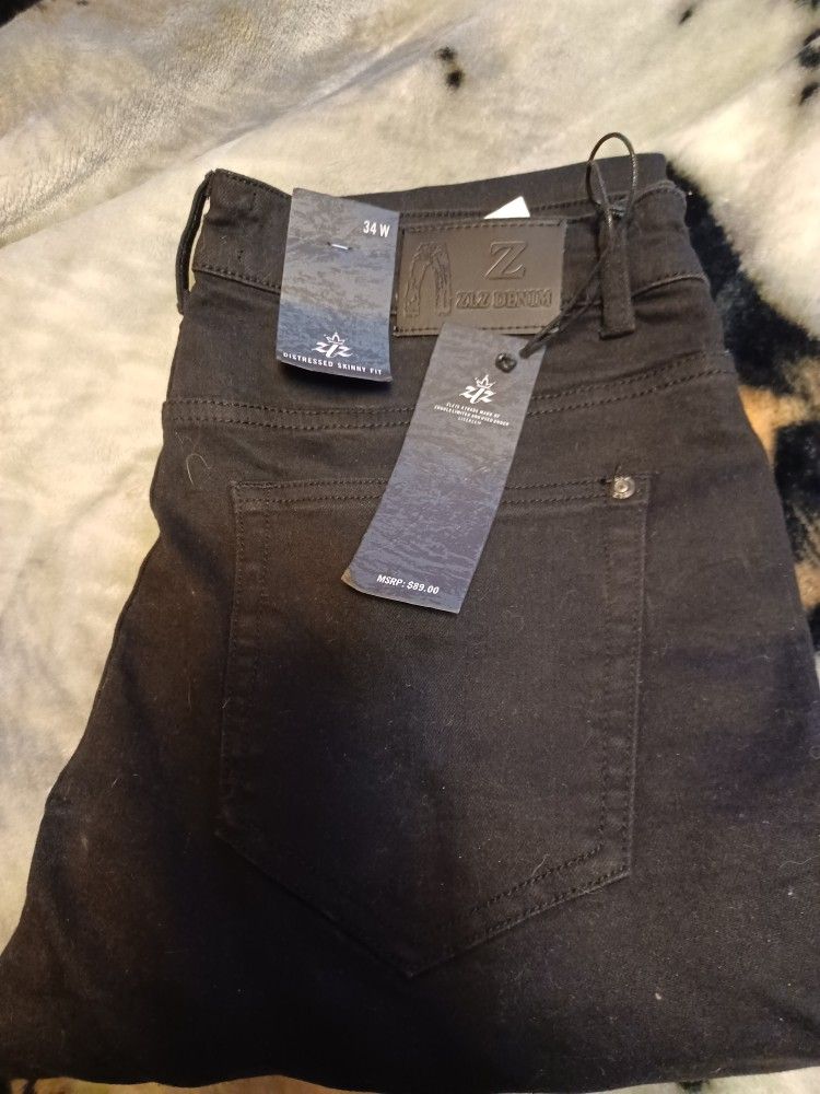 Z ZLZ Men's Jeans 34W