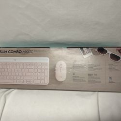 🌸 Logitech MK470 Slim Wireless Keyboard & Mouse Combo - Rose Pink - NEW Sealed