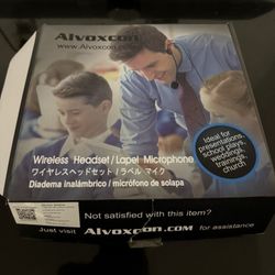 Alvoxcon Wireless Microphone Headset